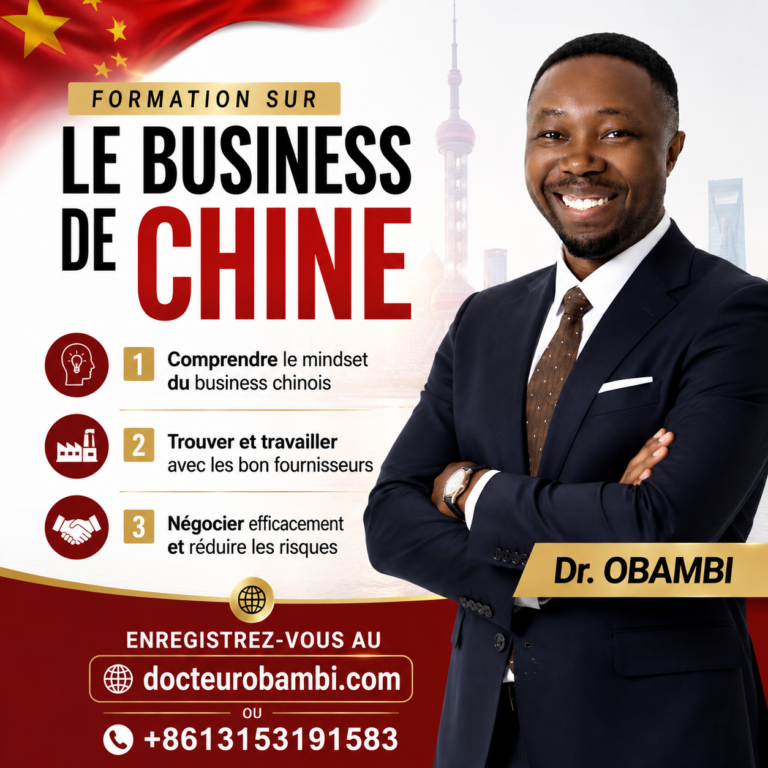 Formation sur le business de Chine